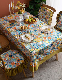 Nappe colorée de style marocain