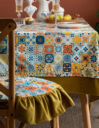 Nappe colorée de style marocain