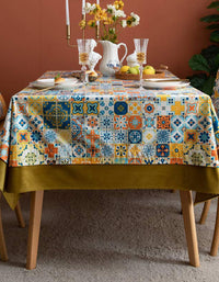 Nappe colorée de style marocain