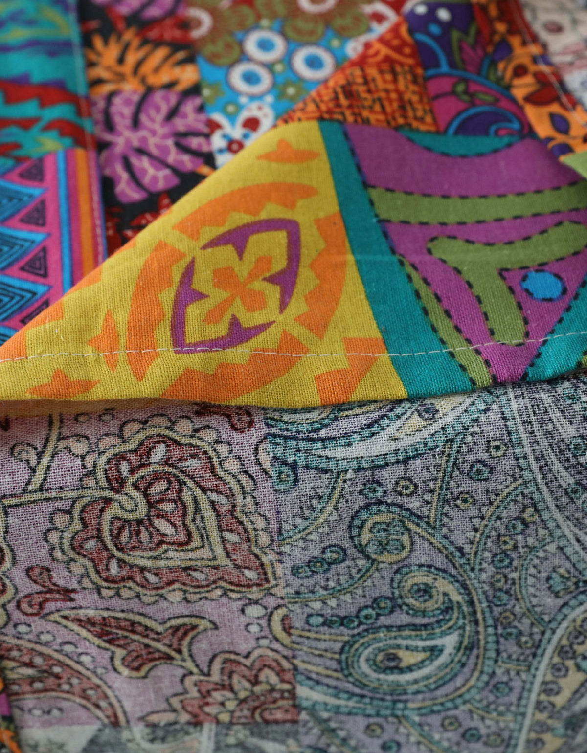 Nordic Style Multicolor Cotton Linen Tablecloth