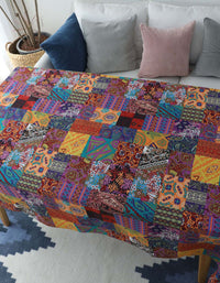 Nordic Style Multicolor Cotton Linen Tablecloth