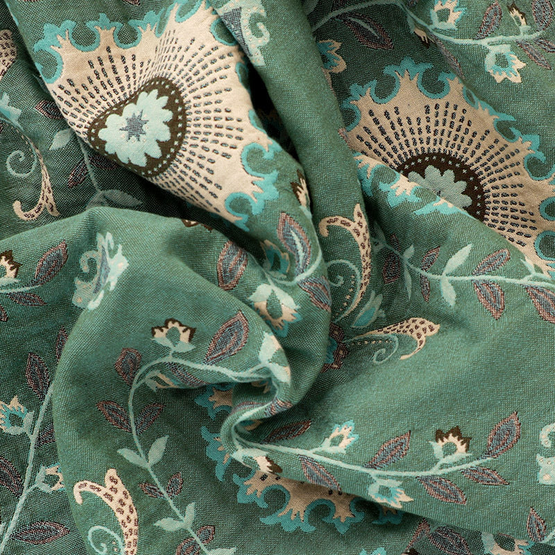 Manta de sofá con funda de cama floral vintage